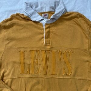Levi's Yellow Sweatshirt with White Accents